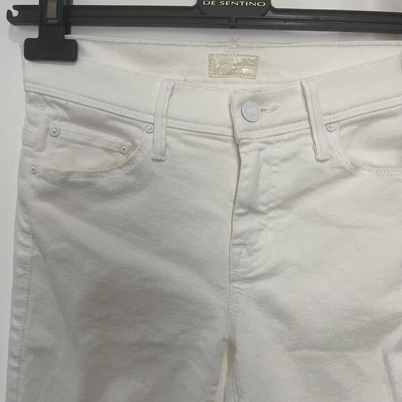 Mother Jeans The Cruiser White Flared Sz 25 - Picture 13 of 16